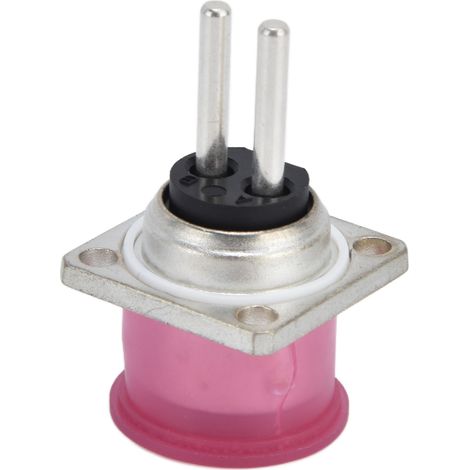 2-poliger Vierkantflansch-Elektrostecker für die Luftfahrtindustrie, Gleichstrom 60 V, 20 A, C10‑747487‑Z2P (1/5)