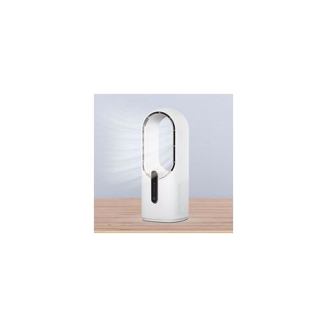 30 cm großer, blattloser Tischventilator, leise, 3 Geschwindigkeitsstufen, Touch-Bedienung, leicht zu reinigen, kleiner Tischventilator, leise, ideal für Büro, Wohnzimmer, Schlafzimmer (1/5)