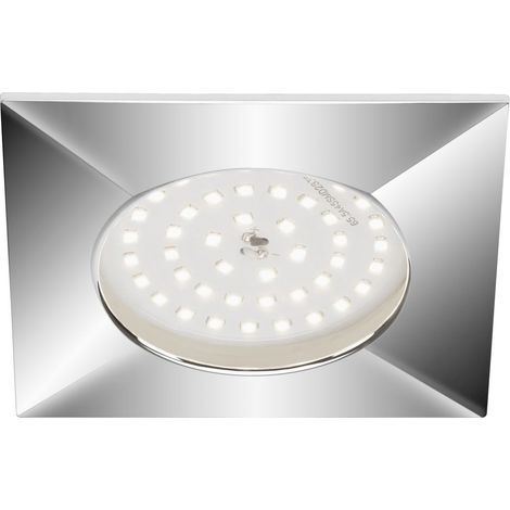 LED Einbaul. starr LED-Mod.12W IP44 chrom,1200lm