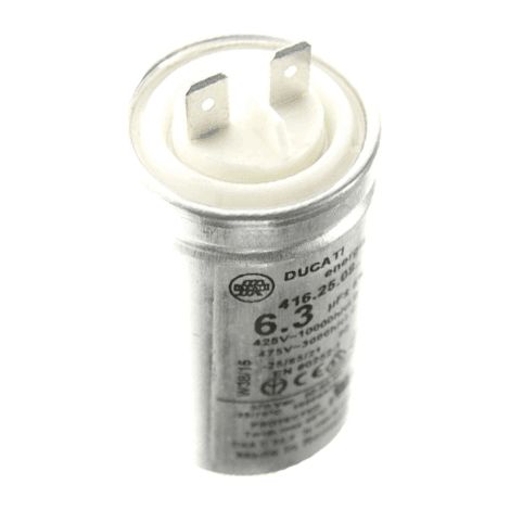 Condensateur 6.3μF 450V pour hotte – Technologie de démarrage – Boîtier radial 60mm de hauteur – Compatible avec modèles THOMSON