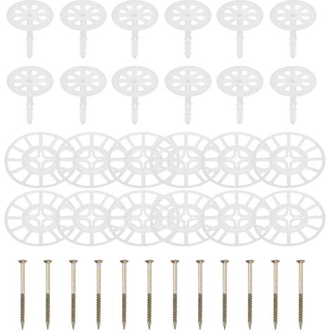 50 Pcs 82mm Pins Perforés D'Isolation Cheville En Plastique (1/5)