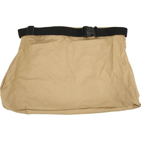 Sac de cueillette réutilisable lavable, design pliable en toile Oxford à attache ceinture, pour récolte fruits légumes, couleur kaki. (1/5)