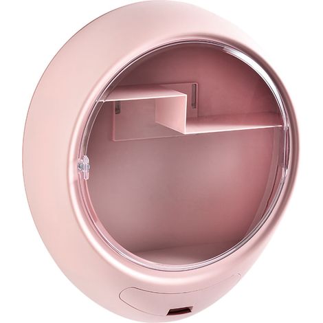 Ovale, wandmontierte Make-up-Aufbewahrungsbox, wasserdicht und feuchtigkeitsbeständig, Kosmetikkoffer 01 (1/4)