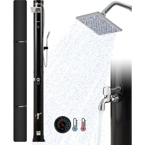 AREBOS Doccia Solare Doccia in Giardino Doccia Esterna con Termometro 40 L