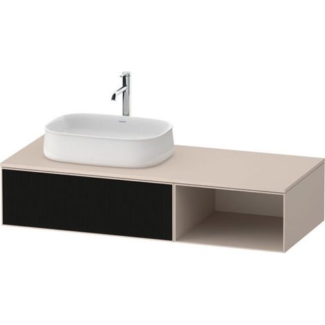 Duravit Zencha Konsolenwaschtischunterbau, 1300x550mm, 1 Auszug, (1/2)