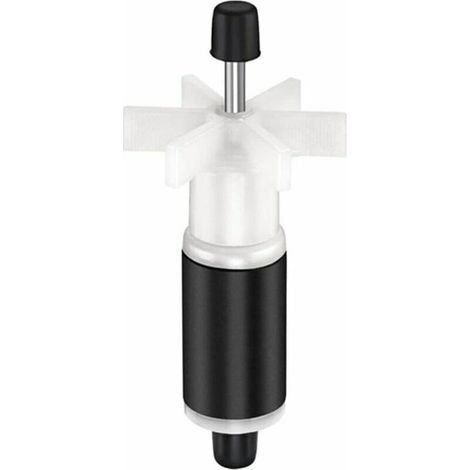 pair Turbine de rechange pour pompe à eau, rotor de rechange pour filtre de réservoir d'aquarium pour pompe de bassin - Noir