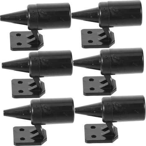 Set mit 3 Türstoppern aus robustem, rutschfestem Gummi mit kratzfester Oberfläche, geeignet für alle Arten von Innentüren. Türstopper aus Zinklegierung (hellgold). (1/5)