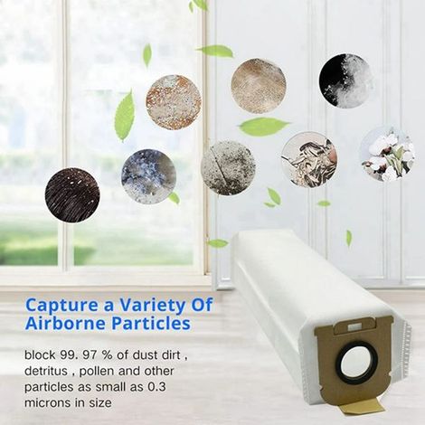 1 Set, Farbe wie abgebildet, Material: Kunststoff, geeignet als Ersatzteilset für Staubsauger/Saugroboter. (1/5)