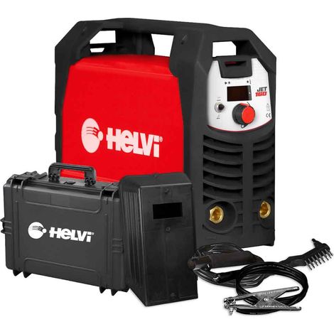 Helvi JET 160 Kit Saldatrice inverter a elettrodo MMA con Maschera per saldature - 99806027 (1/5)
