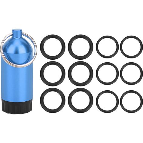 Joint d'étanchéité pour valve de bouteille de plongée, anneau O pour mini bouteille de stockage MT02 (Bleu) (1/5)