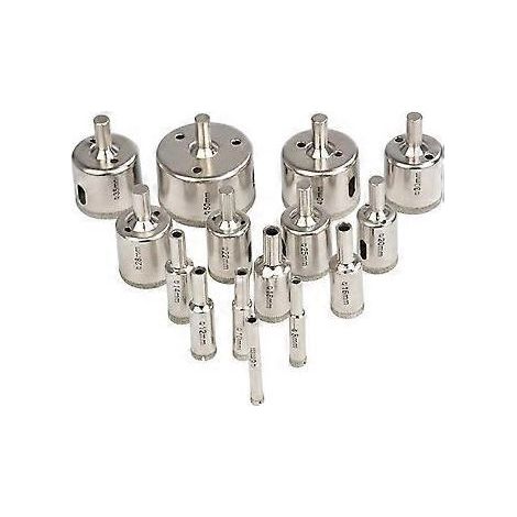Ensemble de forets inoxydables et durables pour granit et pierre, outils de coupe rapides et précis, idéaux pour le perçage de la céramique, pour une utilisation polyvalente aussi bien en bricolage qu (1/2)