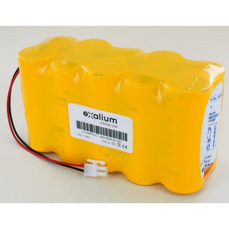 Batterie type OVA58996 NiCd 12V 7Ah pour OVA PYROS TD020031 (1/2)