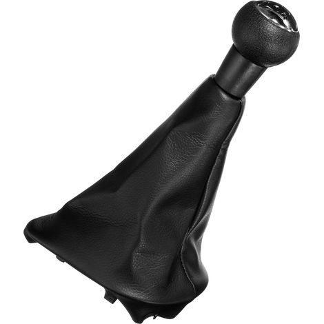 5-Speed Knob Shifter Gaiter Cover PU Leather for PEUGEOT 207 307 CC 308 (1/4)