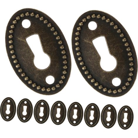 Lot de 10 plaques décoratives ovales en alliage zinc pour (1/5)