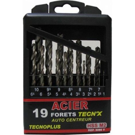 Set di 19 punte HSS No. 2 TecnX RISS - 3086VB01