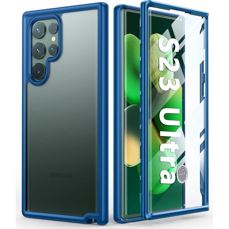 CUSTODIA BUMPER PER SAMSUNG GALAXY S23 ULTRA BLU SM-S918B SM-S918N (1/5)