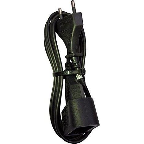 Electraline Prolunga elettrica 3 metri nera PVC