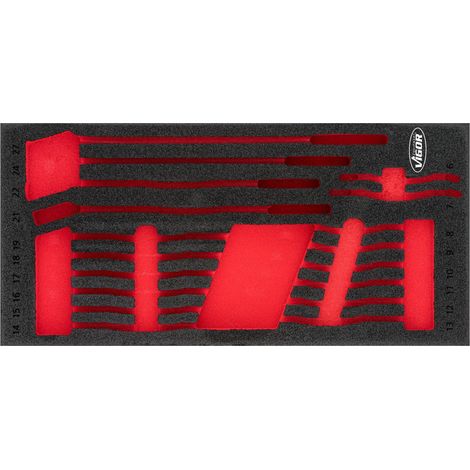 VIGOR Insert en mousse souple vide V6723-L