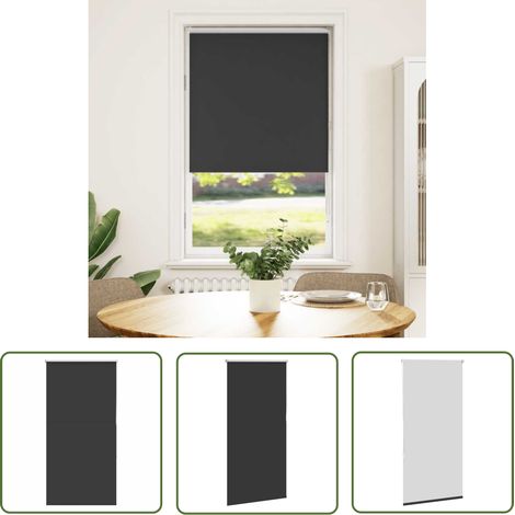 vidaXL Verdunkelungsrollo Schwarz 75x150 cm Stoffbreite 70,7 cm (1/5)