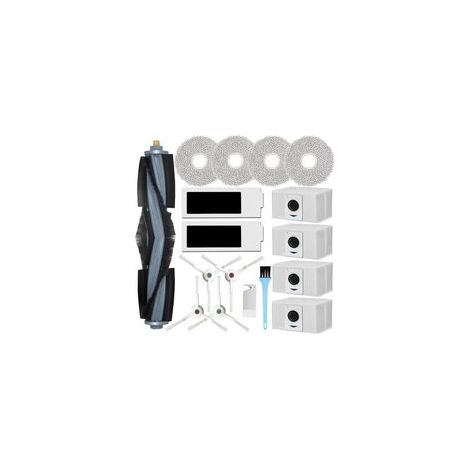 Accessoires pour aspirateur Ecovacs Deebot T20 Omni / T20 e Omni, 1 brosse principale, 4 brosses latérales, 4 serpillères, 2 filtres, 4 sacs, 2 brosses de nettoyage (1/5)