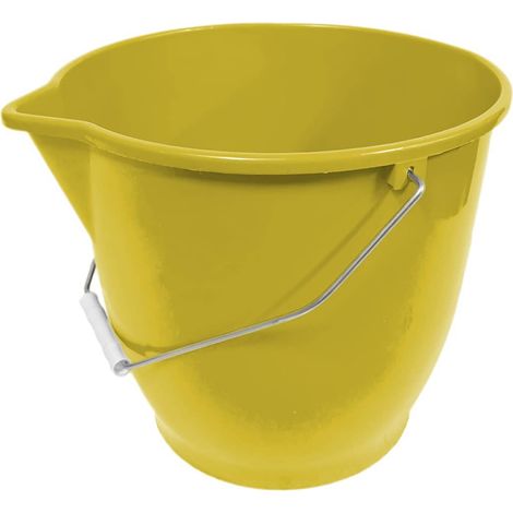 Cubo plastico 13 Litros Amarillo (1/4)