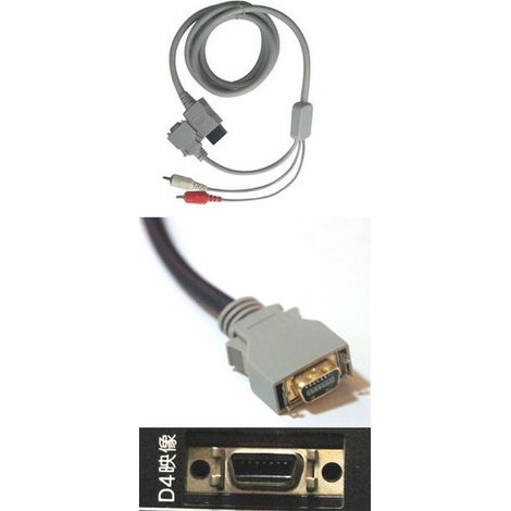 Cable “D Terminal” NINTENDO Wii