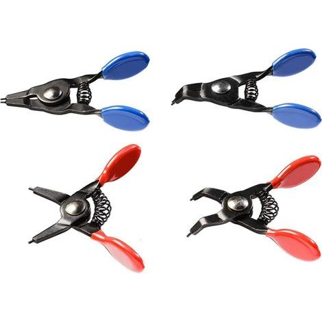 4-Piece Small Circlip Pliers, Mini Heavy-Duty Metal Circlip Pliers for Internal and External Circlips (1/5)