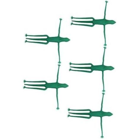 CSPARCV 5 pezzi - Cavi decorativi per piante, clip per legare piante da giardino, legacci riutilizzabili per piante, legacci in filo metallico per animali domestici e da giardino (1/5)