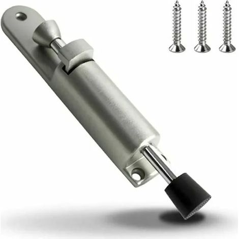Arret De Porte Caoutchouc Souple Résistant En Support De Porte En Alliage De Zinc Butoir De Porte Commande Au Pied (1/4)