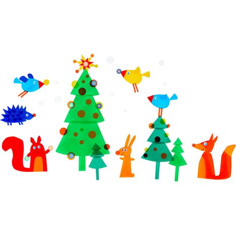 SET CREATIVO IMAGENES PARA VENTANAS NAVIDAD