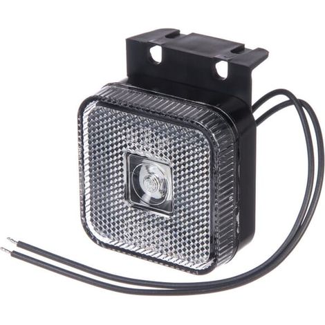 Faro di posizione a LED, quadrato, 12/24V con cavo e staffa Kramp LA30138 (1/5)