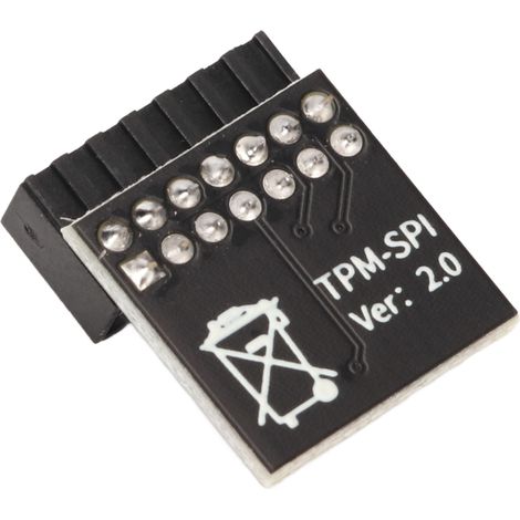 Module TPM 2.0 14 broches pour carte mère ASUS - Sécurité, chiffrement et stockage sécurisé Windows 11