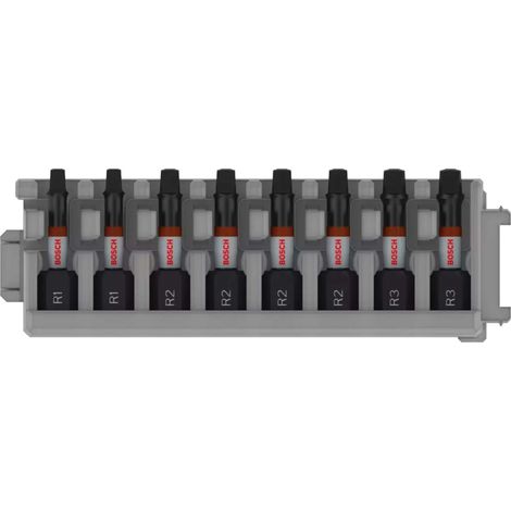 Bosch Set di punte 8 pezzi 55 mm acciaio trattato