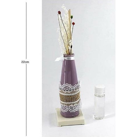 TrAdE Shop Traesio - Diffusore Profumo Aroma Profumatore Ceramica Deodorante Per Ambiente 10ml 10180 - (1/2)