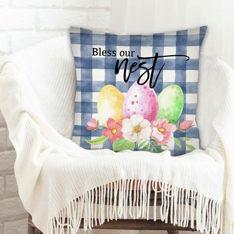 Housses de coussin décoratives incolore pour la Saint-Valentin, mariage, anniversaire, naissance de bébé (1/5)