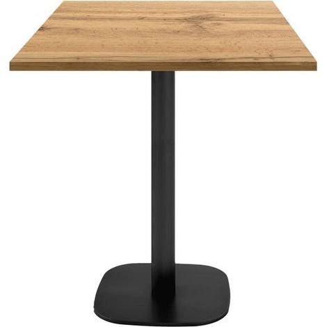 Table 70 x 70 cm - modèle Round snack chêne armor