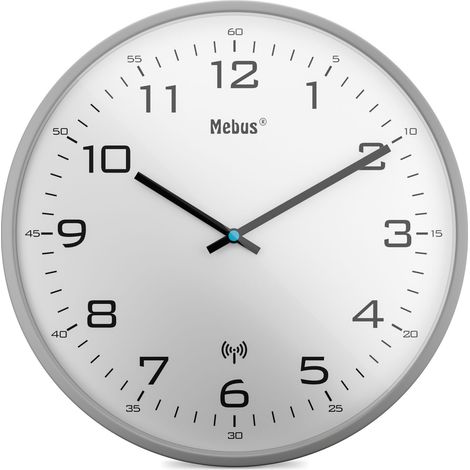 Mebus 13081 - Reloj de pared inalámbrico