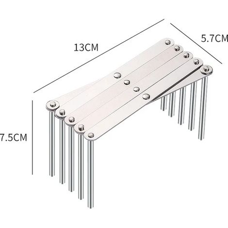 Égouttoir à vaisselle pliable (1 pièce) pour la cuisine, rangement pour vaisselle, séchoir pour assiettes et tasses, présentoir, porte-vaisselle-AquaForge (1/5)