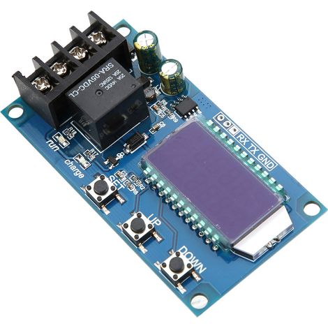 XY-L10A Lithium-Batterie-Laderegler-Schutzplatinenmodul mit LCD-Anzeige (6–60 V) (1/5)