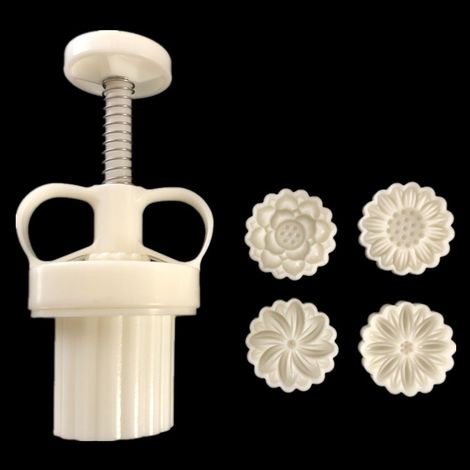 Set de moules à gâteaux de lune (inclut 4 plaques interchangeables) — Ustensiles de pâtisserie