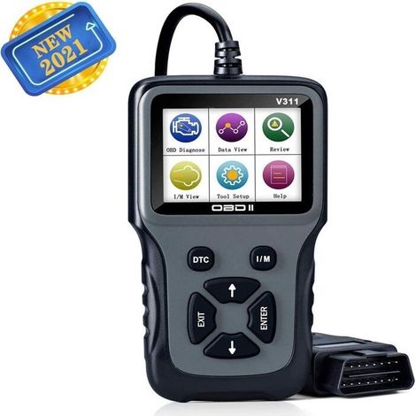 Tool of Diagnostic Car OBD2 Universal Bracket French Reader and Removal of Codes of errors Engine Car OBDII (1/5)