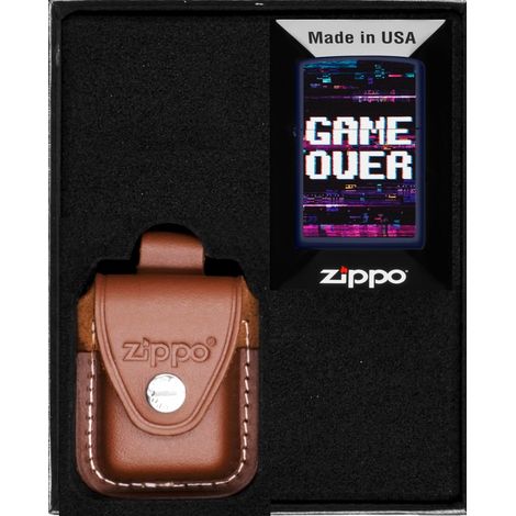 Briquet Zippo Coffret cadeau GAME OVER DESIGN n° 2
