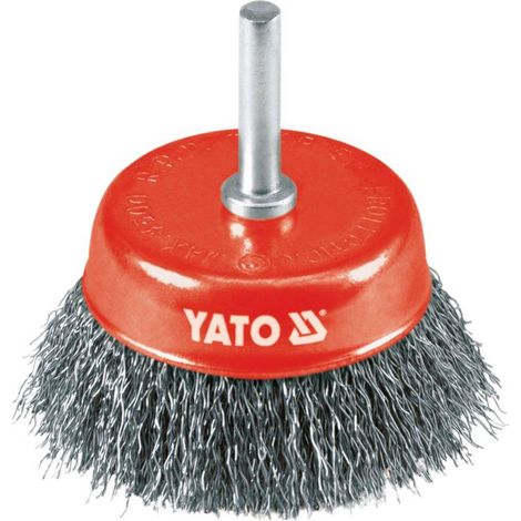 Cepillo metálico yato YT-4751 acero inoxidable 75 mm (1/2)