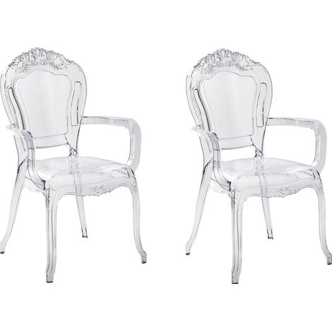 Set di 2 sedie trasparenti VERMONT Vermont (1/5)