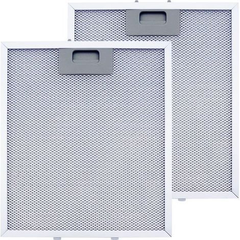 Pièces Filtre à graisse - Alliage d'aluminium - Filtre de hotte aspirante - Pour ventilateur de cuisine - Filtre de hotte aspirante de remplacement - Filtre à mailles en aluminium 3 couches - 26 × 32 (1/5)