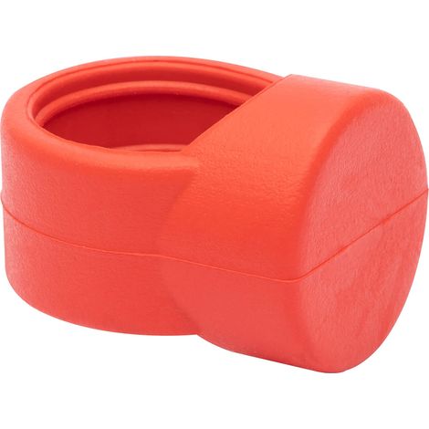 WAGNER Paracolpo ANELLO ROSSO per porte e finestre - Set da 4 pezzi - Diametro Ø 18 x 20 x 20 mm I Paracolpo da inserire I in plastica pregiata - 15301804 (1/4)