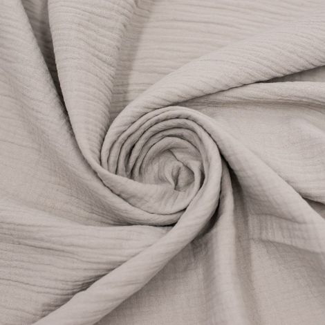 Muselina de algodón, color beige claro. (1/4)