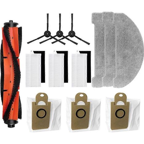 Zubehör für die Saugroboter Imou RV1 Pro und Imou RV1 Pro Max: Hauptbürste, HEPA-Filter, Reinigungstuch, Staubbeutel, Ersatzteile A