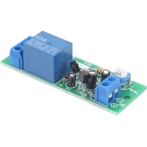 Module relais temporisé avec interrupteur de temporisation pour appareils électroniques de haute précision QF1023-A-10M 0-10 minutes 5 V CC (1/5)