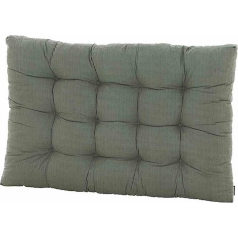 Madison Paletten-Sitzkissen, Grau, 120x80cm, Schaum, Weich, Rechteckig, Casual, Einfarbig, UV-beständig, Pflegleicht, Kissen, Loungekissen, 4299058031 (1/3)